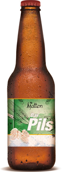 bouteille de biere Das Pils de la brasserie Matten